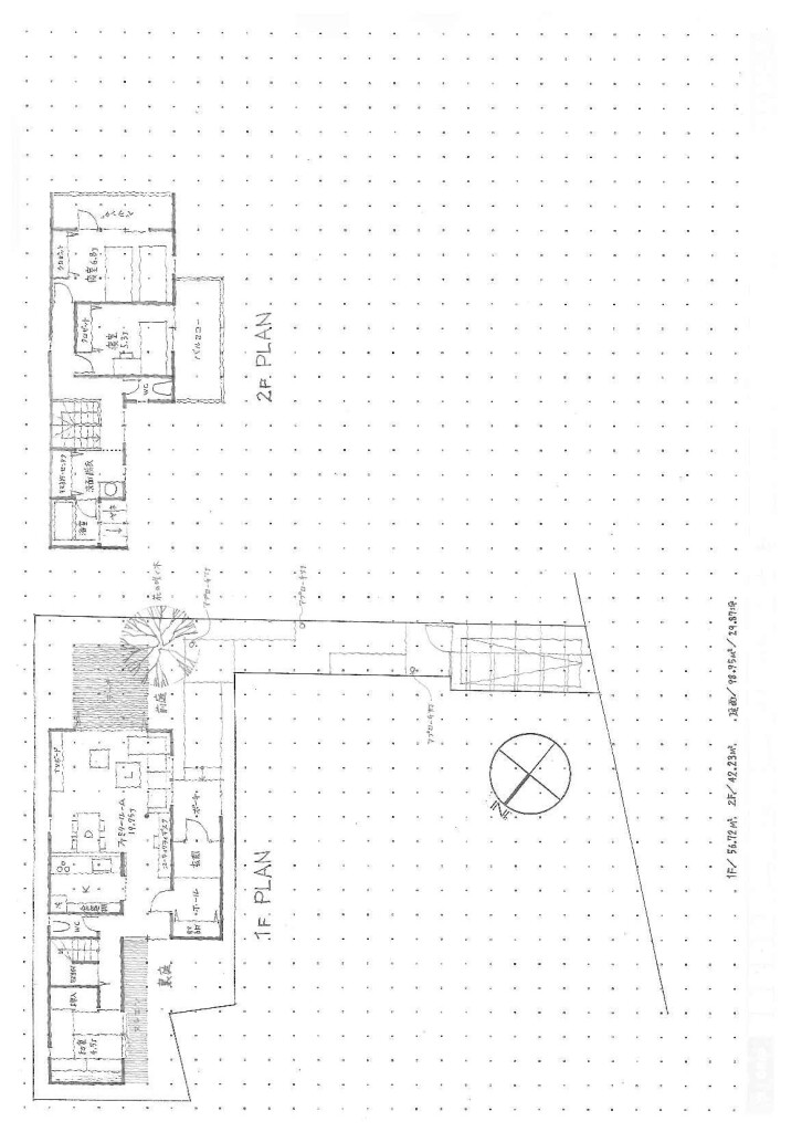 前庭裏庭　図面＊NASH160